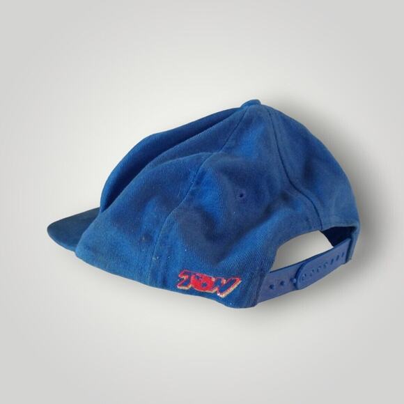 Vintage 1996 Brickyard 400 Snapback Hat Blue Top Of The World Indianapolis - Picture 3 of 6